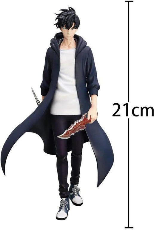 Ashiana Sung JinWoo Figure Standing Pose Anime Figure Desktop Collections Gift for Fans (21cm)